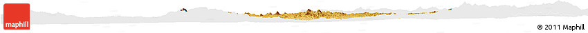 Physical Horizon Map of Saric, single color outside
