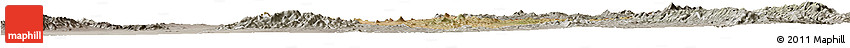 Satellite Horizon Map of Saric, semi-desaturated