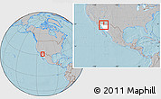 Gray Location Map of Saric, highlighted parent region, within the entire country, hill shading