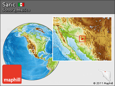 Physical Location Map of Saric