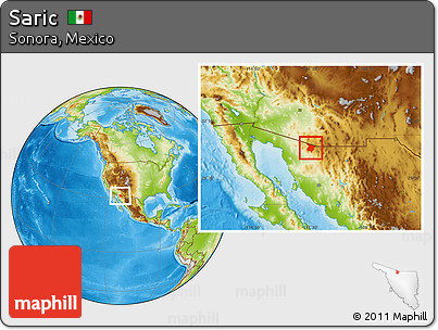 Physical Location Map of Saric