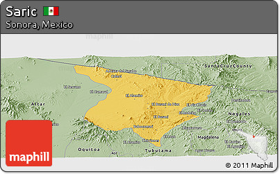 Savanna Style Panoramic Map of Saric