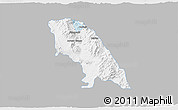 Gray 3D Map of Soyopa, single color outside