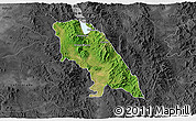Satellite 3D Map of Soyopa, darken, desaturated