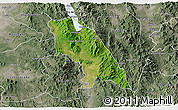 Satellite 3D Map of Soyopa, semi-desaturated