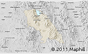 Shaded Relief 3D Map of Soyopa, desaturated