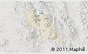Shaded Relief 3D Map of Soyopa, lighten, semi-desaturated