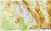 Shaded Relief 3D Map of Soyopa, physical outside