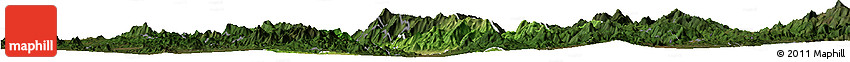 Satellite Horizon Map of Soyopa, darken