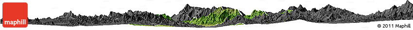 Satellite Horizon Map of Soyopa, darken, desaturated