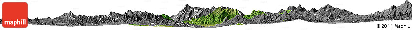 Satellite Horizon Map of Soyopa, desaturated