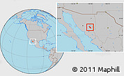 Gray Location Map of Soyopa
