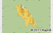 Savanna Style Map of Soyopa, single color outside