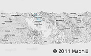 Silver Style Panoramic Map of Soyopa