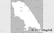 Gray Simple Map of Soyopa