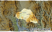 Physical 3D Map of Tepache, darken