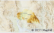 Physical 3D Map of Tepache, lighten