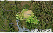 Satellite 3D Map of Tepache, darken