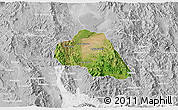 Satellite 3D Map of Tepache, lighten, desaturated