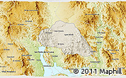Shaded Relief 3D Map of Tepache, physical outside