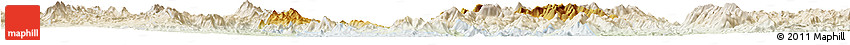 Physical Horizon Map of Tepache, lighten