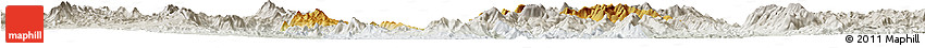 Physical Horizon Map of Tepache, lighten, semi-desaturated