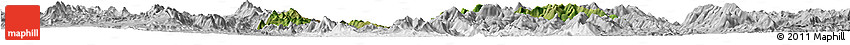 Satellite Horizon Map of Tepache, lighten, desaturated
