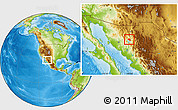 Physical Location Map of Tepache