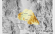 Physical Map of Tepache, desaturated