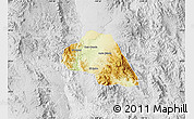 Physical Map of Tepache, lighten, desaturated