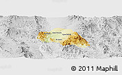 Physical Panoramic Map of Tepache, lighten, desaturated