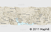Shaded Relief Panoramic Map of Tepache