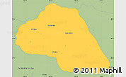 Savanna Style Simple Map of Tepache