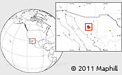 Blank Location Map of Ures