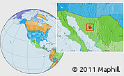 Political Location Map of Ures
