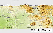 Physical Panoramic Map of Ures