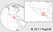 Blank Location Map of Balancan, highlighted parent region, within the entire country