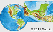 Physical Location Map of Balancan