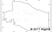 Blank Simple Map of Balancan, cropped outside, no labels