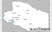 Gray Simple Map of Balancan, single color outside