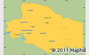 Savanna Style Simple Map of Balancan, single color outside