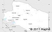 Silver Style Simple Map of Balancan