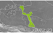 Physical 3D Map of Emiliano Zapata, desaturated