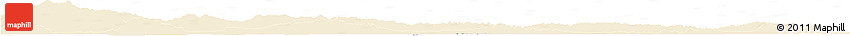 Classic Style Horizon Map of Emiliano Zapata, single color outside
