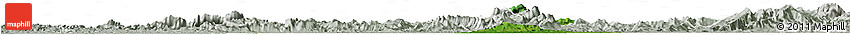 Satellite Horizon Map of Huimanguillo, lighten, semi-desaturated