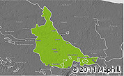 Physical 3D Map of Jonuta, desaturated