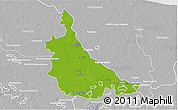 Physical 3D Map of Jonuta, lighten, desaturated