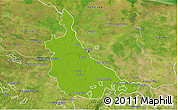 Physical 3D Map of Jonuta, satellite outside