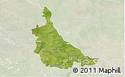 Satellite 3D Map of Jonuta, lighten