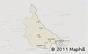 Shaded Relief 3D Map of Jonuta, lighten, semi-desaturated